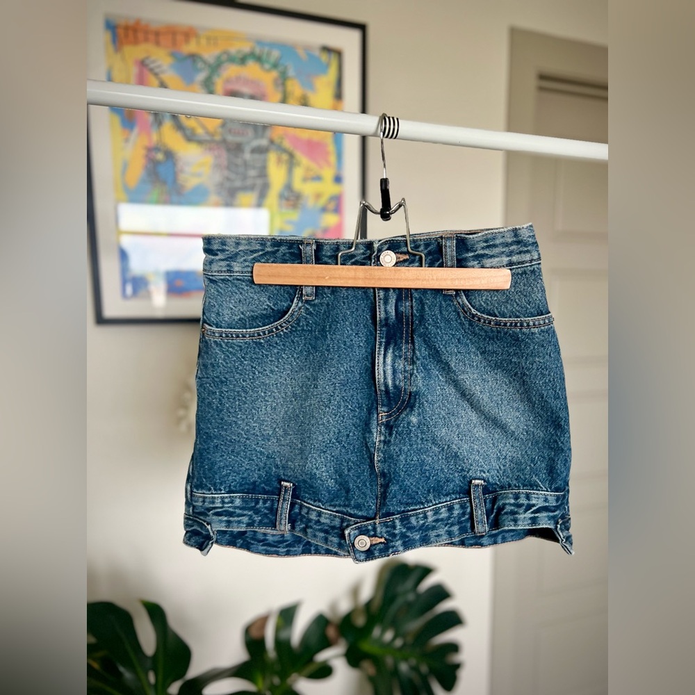 Zara denim skirt Sz XS